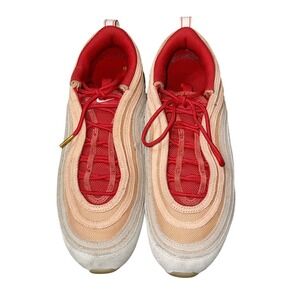 NIKE AIRMAX 97 SISTERHOOD CHALK CASHMERE/ORANGE CHALK-RATTAN WMNS 11